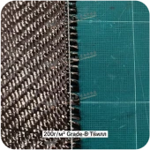 Углеродная ткань 200г/м² Саржа/Twill, 1000мм *Grade-B #6959