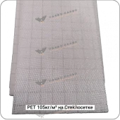 Конструкционный пенопласт PET 105кг/м³ канавка, на стеклосетке